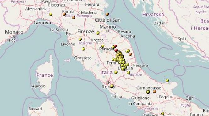 cutremur de peste 5 grade in centrul italiei