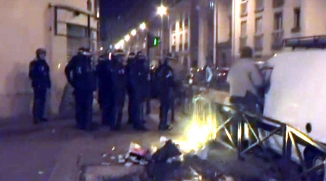 video violente la paris dupa ce un chinez a fost impuscat de un politist