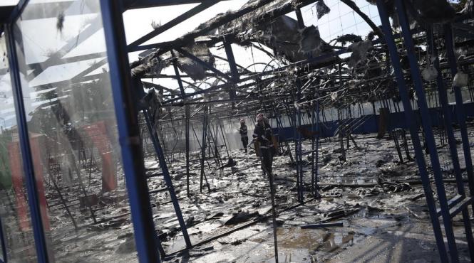 arges incendiu la o hala de prelucarea lemnului