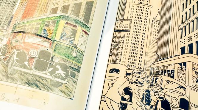 o ilustratie rara din benzile desenate tintin a fost vanduta cu 753 000 de euro