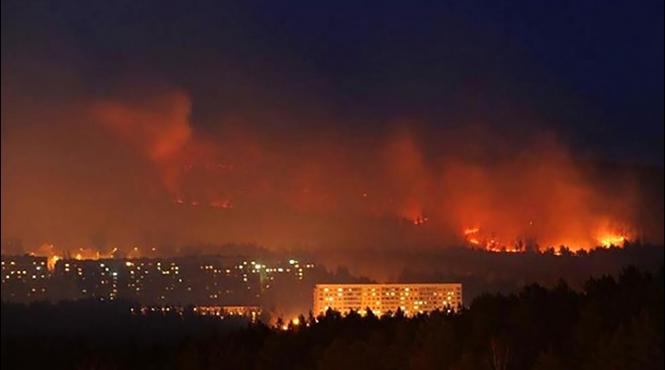 un incendiu de padure ameninta un oras siberian unde se produce plutoniu pentru arme nucleare