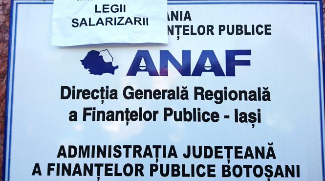 angajatii fiscului ataca legea salarizarii unitare