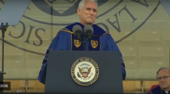discursul vicepresedintelui american mike pence a alungat studentii de la festivitatea lor de absolvire
