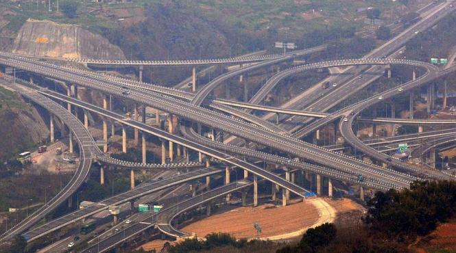 cum arata cea mai complicata intersectie din lume