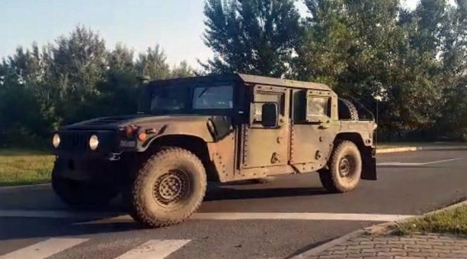 video un convoi militar american a traversat municipiul arad