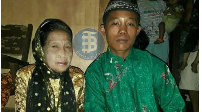 indonezia un baiat de 15 ani a luat de sotie o femeie de 73 de ani dupa ce s a indragostit nebuneste de ea