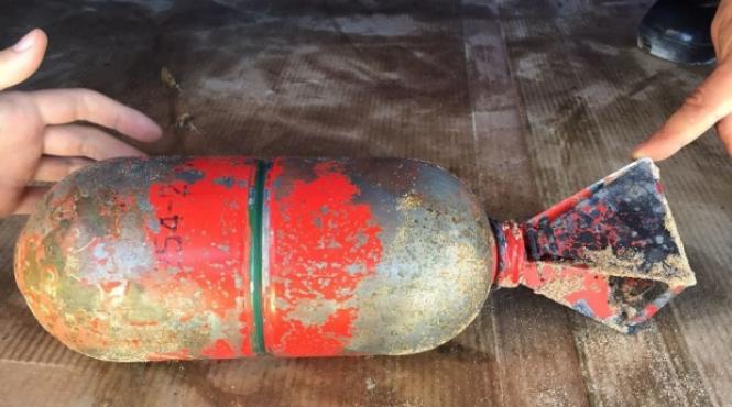 bomba incendiara descoperita pe plaja din eforie sud