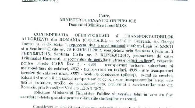 patronii de autocare vor control la cfr