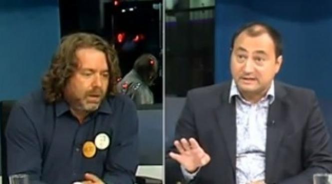 scandal pe platoul tv senatorul mihai gotiu a fost batut de mirel palada in studio