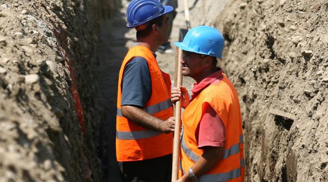radet s a apucat sa repare conducta de termoficare de pe calea 13 septembrie