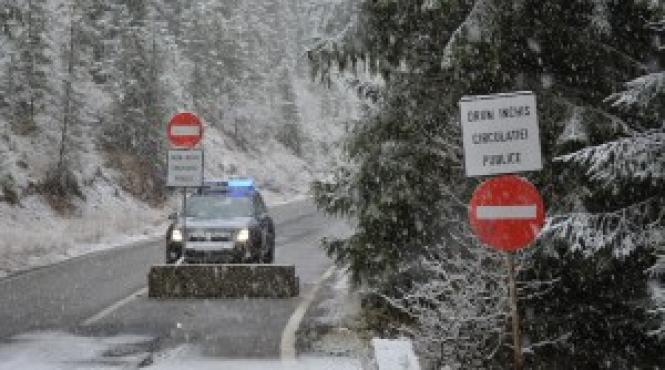 video transalpina inchisa din cauza ninsorii