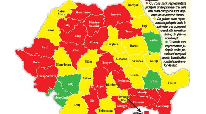 afacerile din 20 de judete la mana investitorilor straini