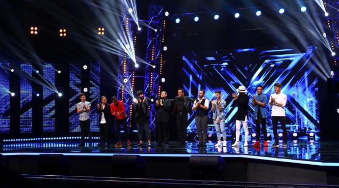 grupa de baieti a lui stefan banica intra prima in bootcamp ul x factor