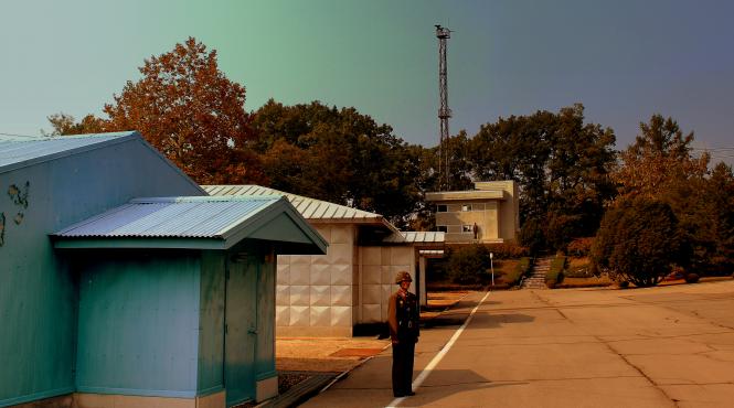 coreea de nord si a fortificat granita cu coreea de sud
