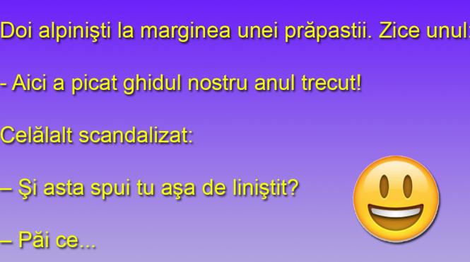 bancul zilei riscurile unui ghid