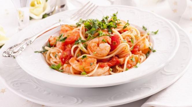 reteta zilei spaghetti cu fructe de mare si mascarpone