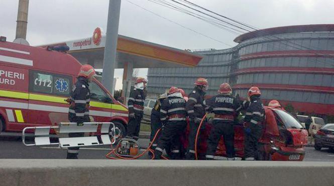 accident grav pe dn1 in otopeni provocat de un matiz