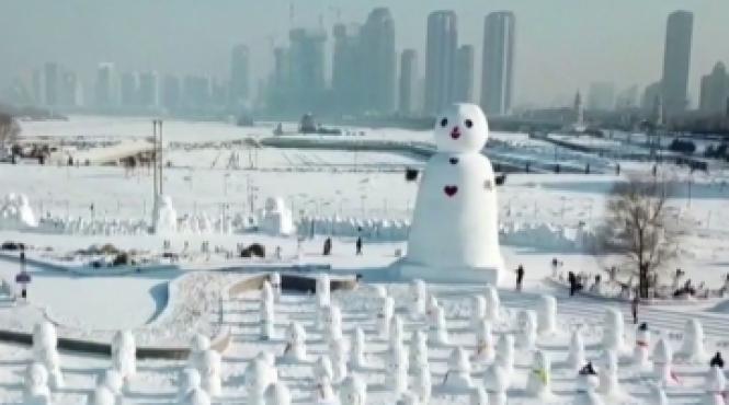 peste doua mii de oameni de zapada intr un parc din china