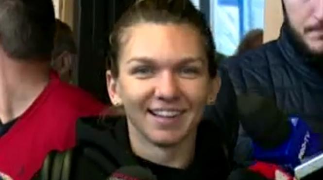 simona halep la sosirea in tara pentru mine urmeaza odihna pentru ca sunt epuizata