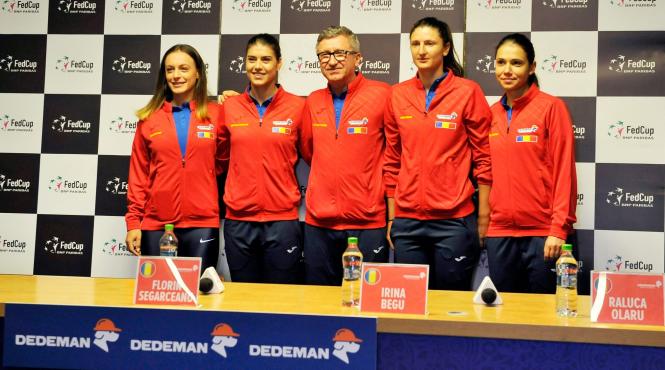 fed cup s a stabilit programul meciurilor din confruntarea romania canada