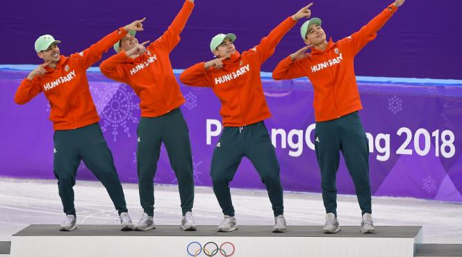 ungaria castiga prima medalie de aur la jocurile olimpice de iarna de la pyeongchang
