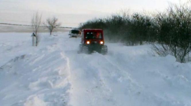 in zona caracalului zeci de persoane au ramas blocate in masini