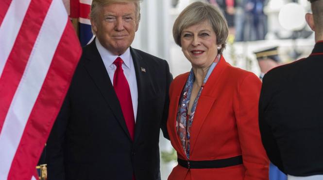 theresa may si donald trump acuza rusia de suferinta sfasietoare din ghouta orientala