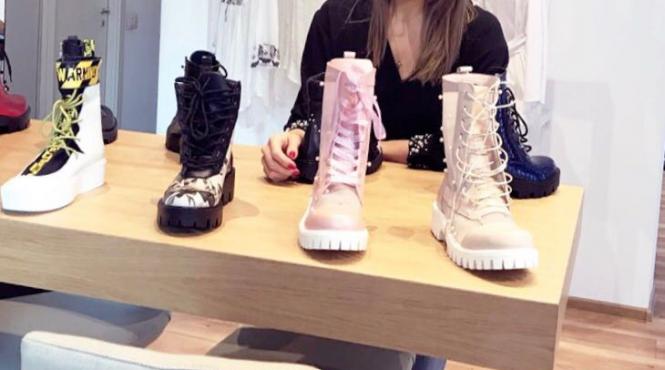 de 8 martie monica rosu isi va face cadou un martisor in forma de stiletto