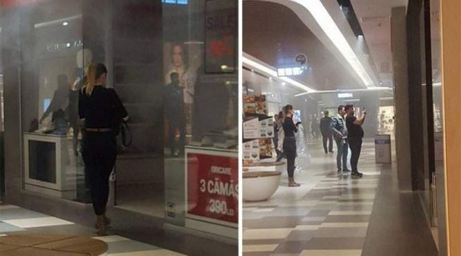 haos intr un mall din bucuresti oamenii au intrat in panica dupa ce un magazin a luat foc