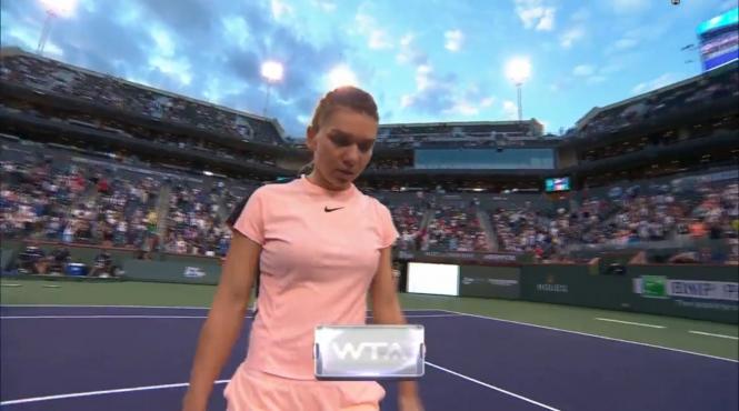 simona halep in semifinale la indian wells
