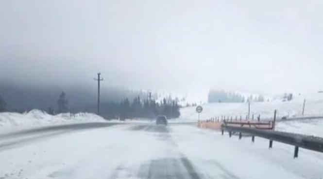 incredibil ninsorile s au intors in pasul tihuta pe dn 17