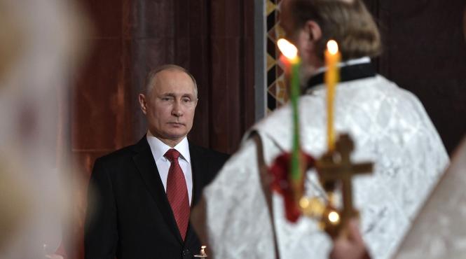 pastele ortodox putin ii felicita pe credinciosii rusi