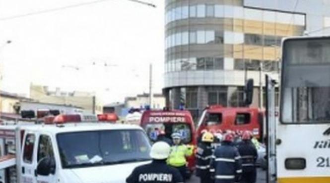 circulatia tramvaielor blocata pe soseaua colentina dupa un accident rutier