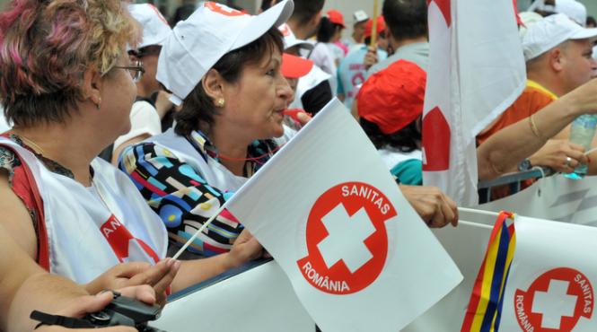 trafic restrictionat in zona piata victoriei cu ocazia protestului sanitas