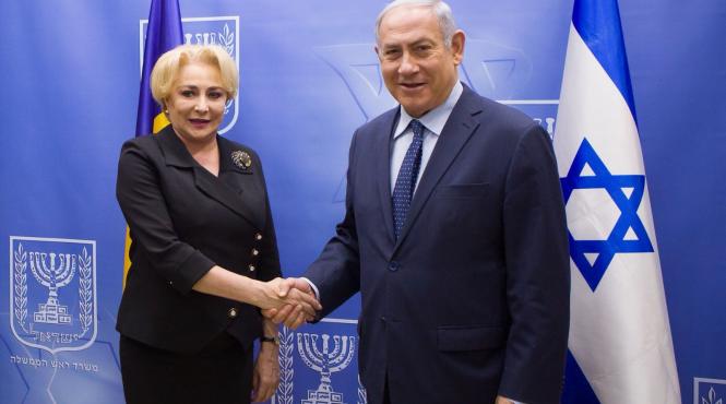 viorica dancila intrevedere cu premierul israelian benjamin netanyahu