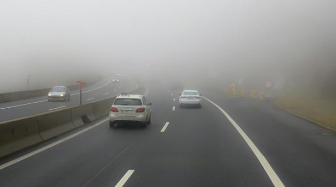 infotrafic circulatie ingreunata din cauza cetii pe autostrada a2