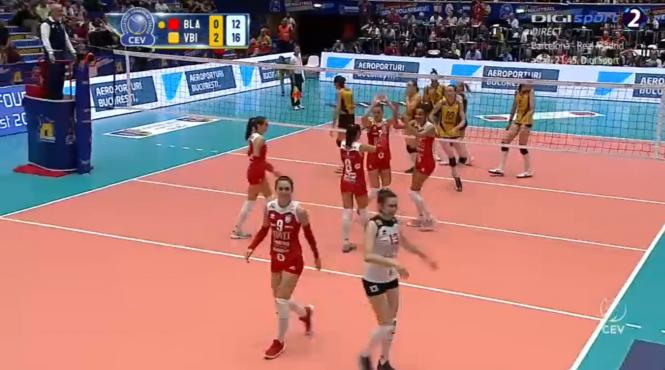 alba blaj argint in liga campionilor la volei feminin