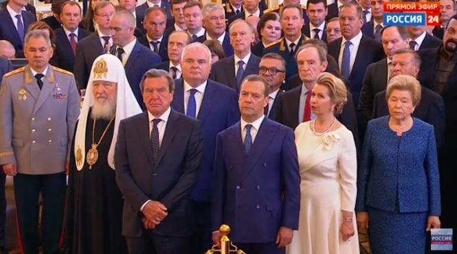 invitat surpriza la ceremonia de investire a lui vladimir putin