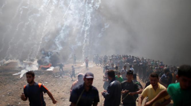 masacru in gaza dupa mutarea ambasadei