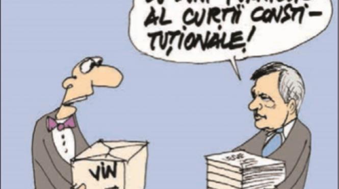 opozitia si a facut sediu la curtea constitutionala