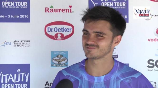 tenis dragos dima a castigat turneul futures masculin ioana cup