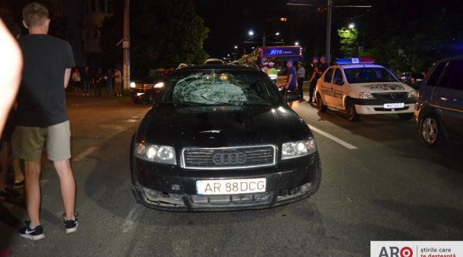 accident mortal in arad un barbat a fost lovit de o masina pe trecerea de pietoni