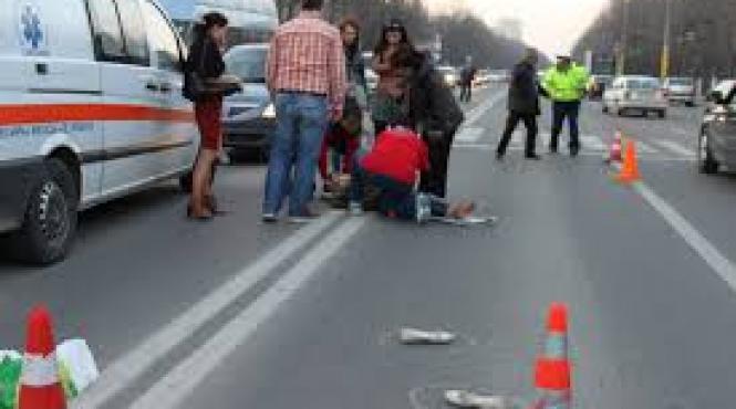 minora ranita pe trecerea de pietoni de un autoturism condus de un tanar