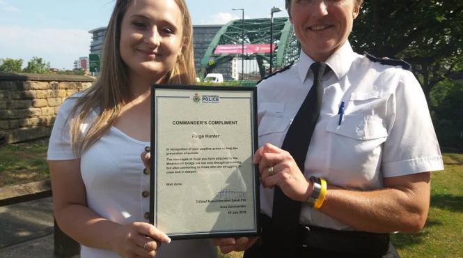 paige hunter tanara care a salvat vietile a opt sinucigasi