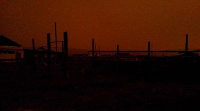 siberia cerul s a intunecat in plina zi