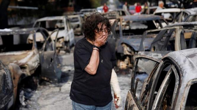 video grecia in flacari la mati a fost apocalipsa