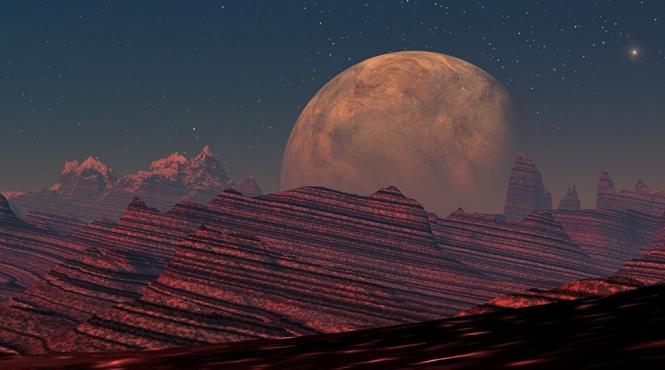 un lac cu apa in stare lichida identificat pe planeta marte