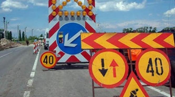 atentie soferi dn73a spre zarnesti inchis sambata pentru executarea unor lucrari