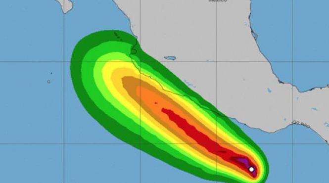 furtuna tropicala ileana s a format in largul coastei de sud a mexicului