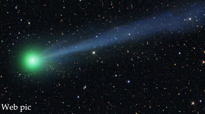 cometa verde incredibilul hulk va fi vizibila in aceasta saptamana